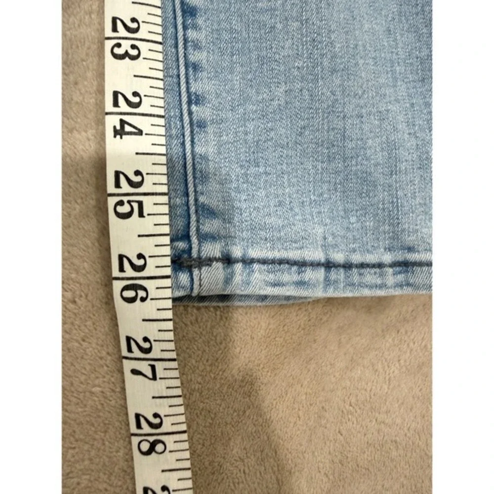 Aeropostale Womens High Rise Skinny Jeans Light Wash Blue Size 10‎ Reg Stretch